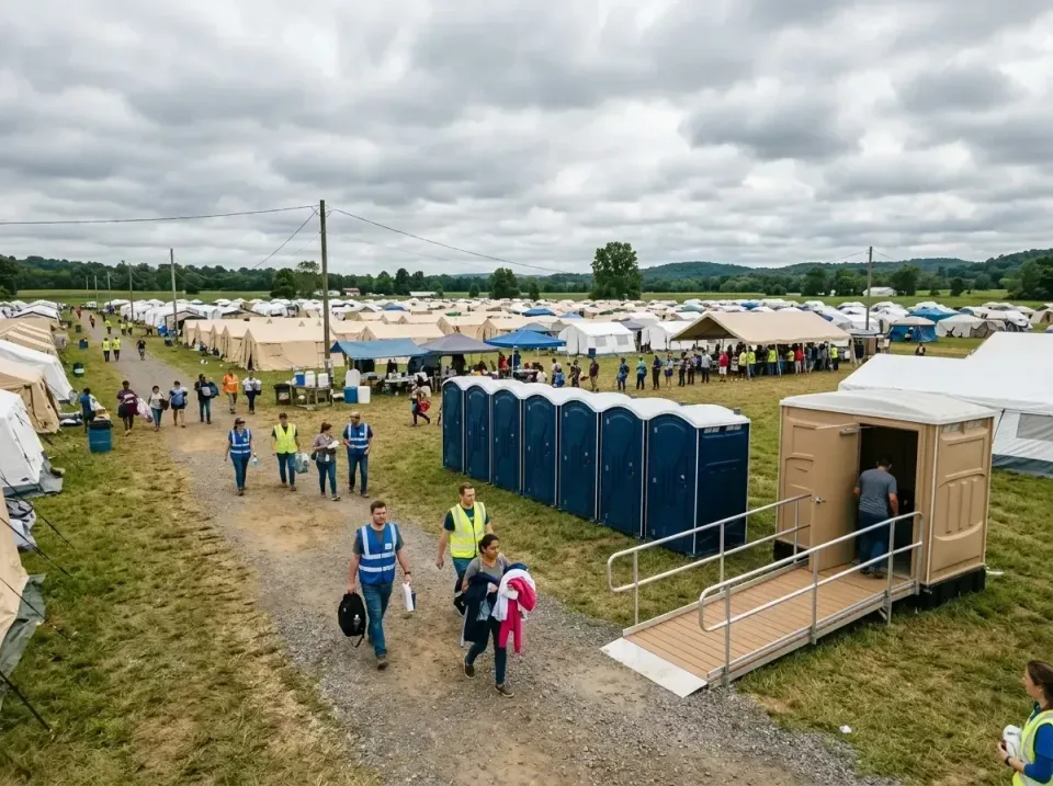 disaster-relief-camp-restrooms-010 — frequently asked questions, Dumpster & Portable Bathrooms Rental in Belington, WV